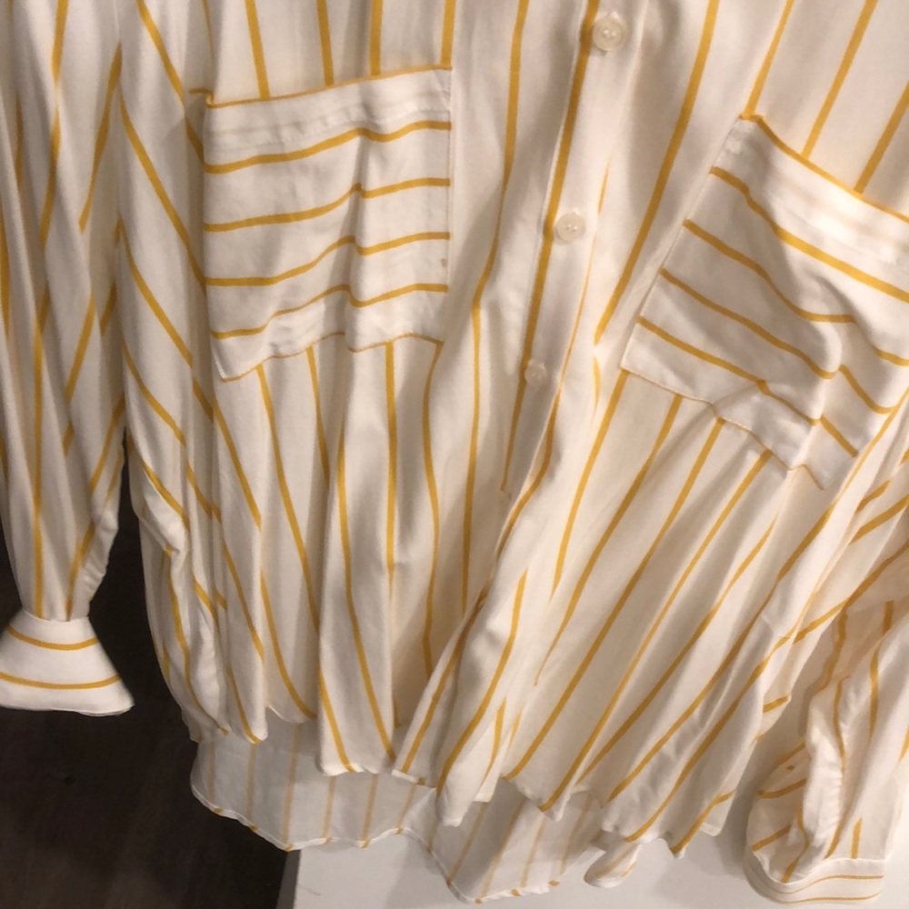 Striped summer button up - Picture 3 of 3